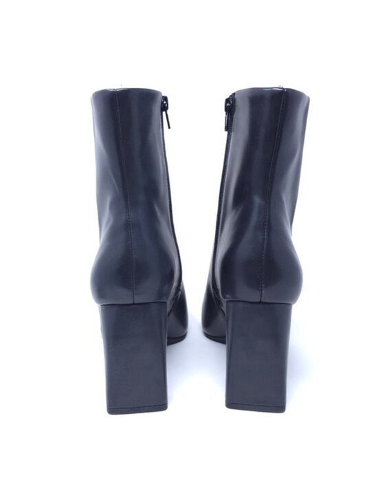 New INC Odelyap Black Faux Leather Square Toe Ankle Booties  New INC Odelyap Black Faux Leather Square Toe Ankle Booties Women’s 11M
